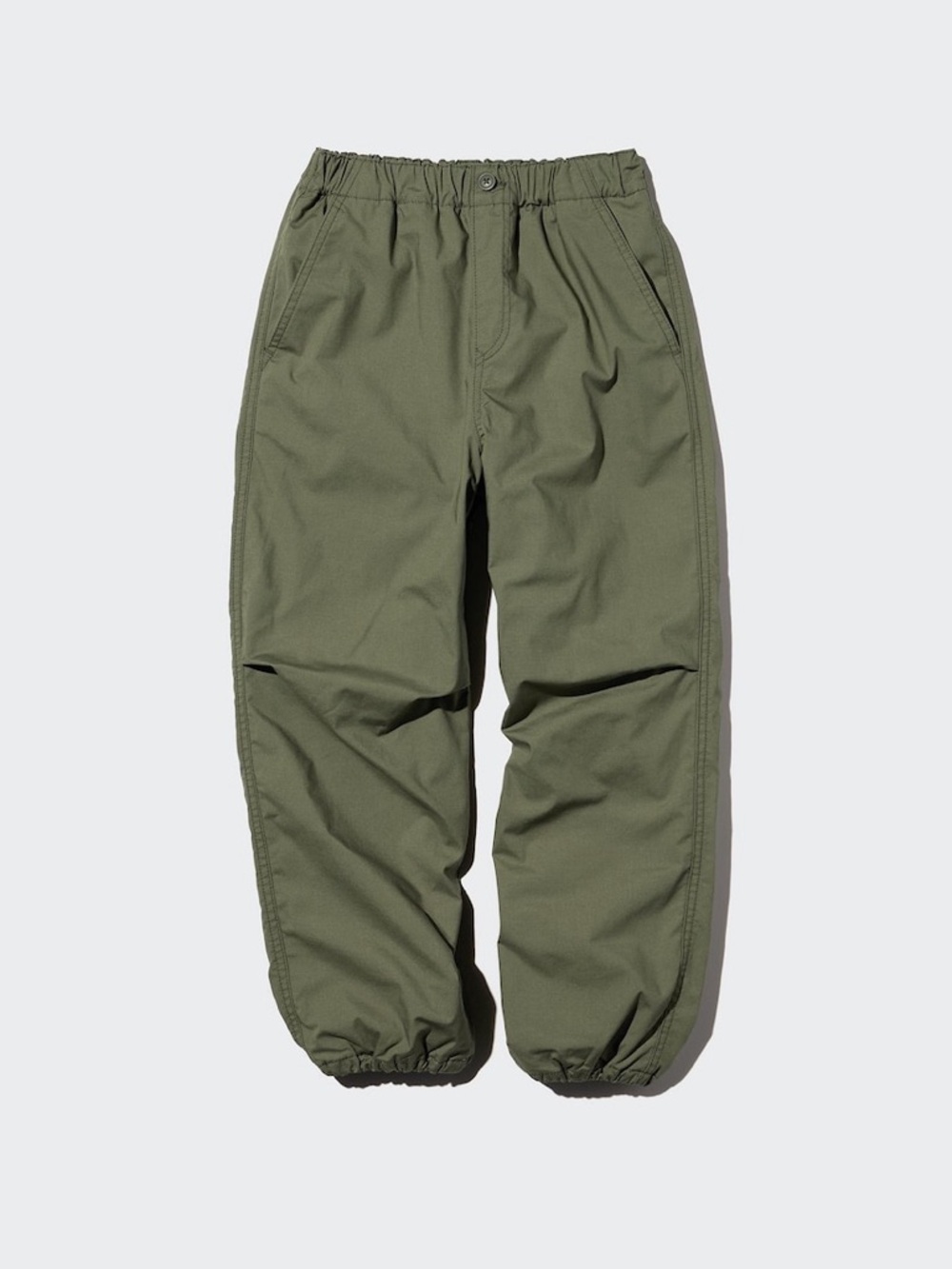 Kids Uniqlo Green fleece lined Pants